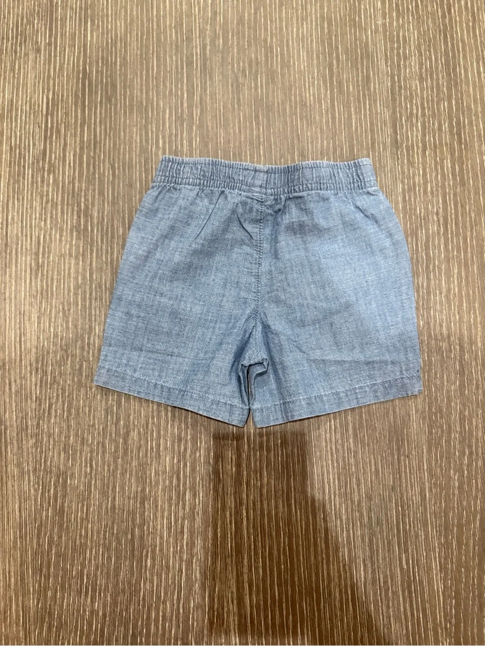 NWT Size 18 months Wonder Nation Blue woven Drawstring Chambray Shorts